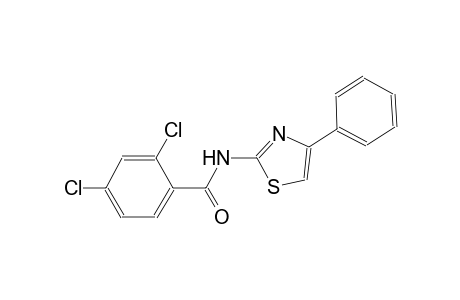 2,4-dichloro-N-(4-phenyl-1,3-thiazol-2-yl)benzamide