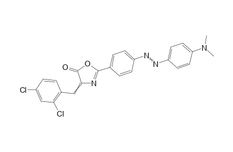 4-[1-(2,4-Dichlorophenyl)methylidene]-2-(4-{2-[4-(dimethylamino)phenyl]-diazenyl}phenyl)-5(4H)-oxazolone