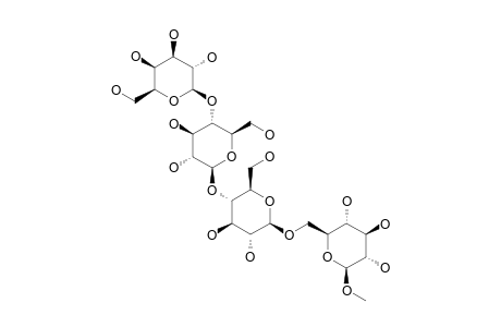 METHYL-O-beta-D-GALAKTOPYRANOSYL-(1->4)-O-beta-D-GLUCOPYRANOYL-(1->4)-O-beta-D-GLUCOPYRANOSYL-(1->6)-O-beta-D-GLUCOPYRANOSIDE