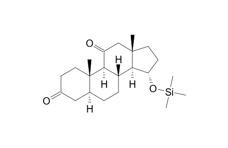 5.ALPHA.-ANDROSTAN-15.ALPHA.-OL-3,11-DIONE-TRIMETHYLSILYL ETHER