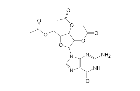 (2R,3R,4R,5R)-2-(acetoxymethyl)-5-(2-amino-6-oxo-1H-purin-9(6H)-yl)tetrahydrofuran-3,4-diyl diacetate