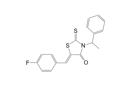 (5Z)-5-(4-fluorobenzylidene)-3-(1-phenylethyl)-2-thioxo-1,3-thiazolidin-4-one