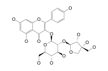 KAEMPFEROL-3-O-BETA-D-APIO-D-FURANOSYL-(1->2)-BETA-D-GALACTOPYRANOSIDE
