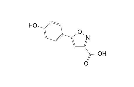 3-isoxazolecarboxylic acid, 5-(4-hydroxyphenyl)-