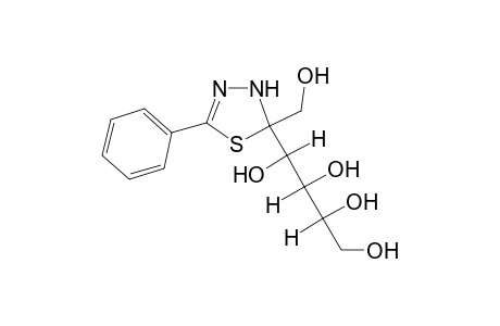 1-(2-Methylol-5-phenyl-3H-1,3,4-thiadiazol-2-yl)butane-1,2,3,4-tetrol