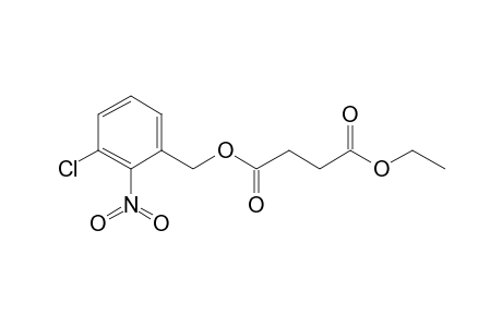 Succinic acid, 3-chloro-2-nitrobenzyl ethyl ester