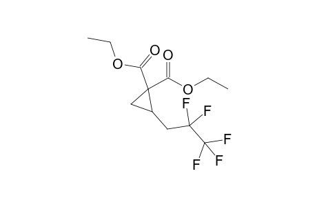 Diethyl 2,2,3,3,3-pentafluoropropylcyclopropane-1,1-dicarboxylate