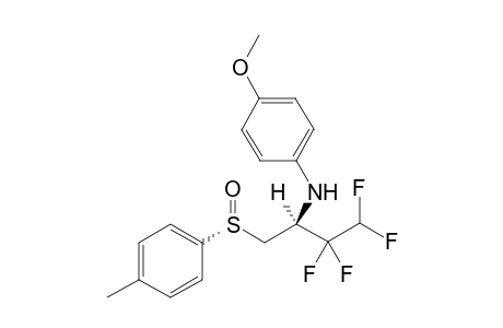 (2S,Rs)-n-4,4,3,3-Tetrafluoro-2-(N-p-methoxyphenyl)aminopropyl p-tolyl sulfoxide