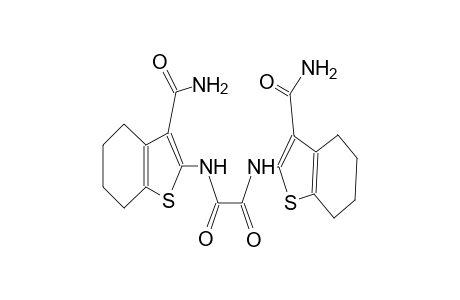 N,N'-bis(3-carbamoyl-4,5,6,7-tetrahydrobenzothiazol-2-yl)oxalic acid diamide