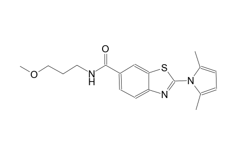 6-benzothiazolecarboxamide, 2-(2,5-dimethyl-1H-pyrrol-1-yl)-N-(3-methoxypropyl)-