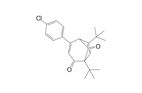 1,6-Bis(1,1-dimethylethyl)-4-(4-chlorophenyl)bicyclo[3.2.1]oct-3,6-diene-2,8-dione
