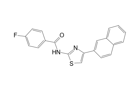 4-Fluoro-N-[4-(2-naphthyl)-1,3-thiazol-2-yl]benzamide