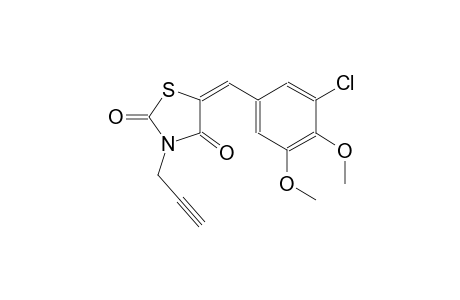 (5E)-5-(3-chloro-4,5-dimethoxybenzylidene)-3-(2-propynyl)-1,3-thiazolidine-2,4-dione