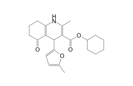 Cyclohexyl 2-methyl-4-(5-methyl-2-furyl)-5-oxo-1,4,5,6,7,8-hexahydro-3-quinolinecarboxylate