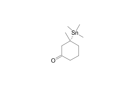 3-METHYL-3-(TRIMETHYLSTANNYL)-CYCLOHEXANONE
