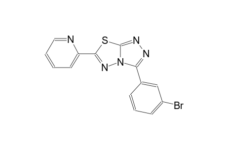 [1,2,4]triazolo[3,4-b][1,3,4]thiadiazole, 3-(3-bromophenyl)-6-(2-pyridinyl)-