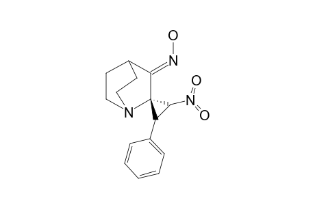(1S*,2S*,2'S*)-1-NITRO-2-PHENYLSPIRO-[CYClOPROPANE-3,2'-QUINUClIDIN]-3'-OXIME