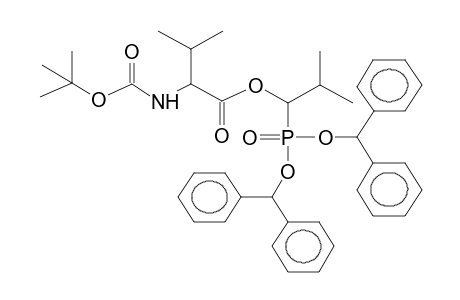 (+)-DIBENZHYDRYL 1-(TERT-BUTYLOXYCARBONYLVALINYLOXY)-2-METHYLPROPYLPHOSPHONATE