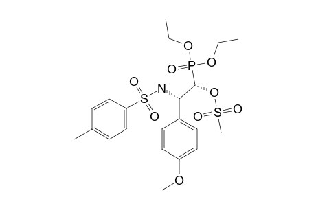 (S)-(1-R*,2-R*)-DIETHYL-[1-METHANESULFONYLOXY-2-(PARA-METHOXYPHENYL)-2-(PARA-TOLUENESULFONAMIDO)-ETHYL]-PHOSPHONATE