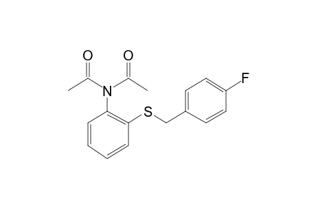 2-[(4-Fluorobenzyl)sulfanyl]aniline, 2ac derivative