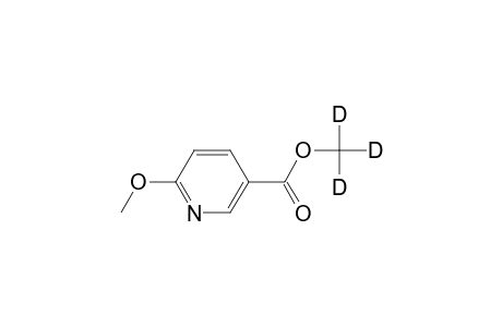 3-Pyridinecarboxylic acid, 6-methoxy-, methyl-D3 ester