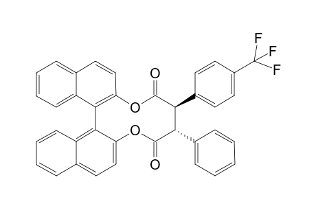 (-)-(Ra,2R,3R)-2-(4-trifluoromethylphenyl)-3-phenylsuccinic acid [1,1']binaphthalenyl-2,2'-diol ester