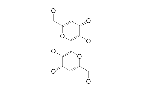 KOJIC-ACID-DIMER;6,6'-BIS-[5-HYDROXY-2-(HYDROXYMETHYL)-4H-PYRAN-4-ONE]