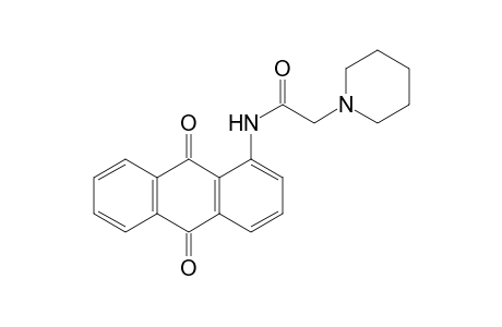 Acetamide, N-(9,10-dioxo-9,10-dihydroanthracen-1-yl)-2-(piperidin-1-yl)-