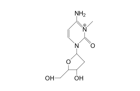 3-Methyl-2'-deoxy-cytidine cation