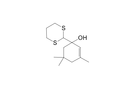 1-[2-(1,3-dithianyl)]-3,5,5-trimethylcyclohex-2-en-1-ol