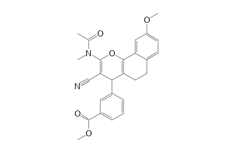 METHYL-3-[2-(N-ACETYL-N-METHYL-AMINO)-3-CYANO-9-METHOXY-4H-5,6-DIHYDRONAPHTHO-[1,2-B]-PYRAN-4-YL]-BENZOATE