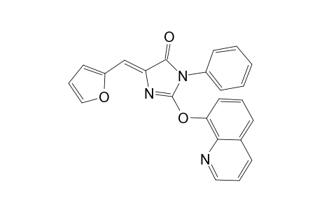 5-[1-Furan-2-yl-meth-(Z)-ylidene]-3-phenyl-2-(quinolin-8-yloxy)-imidazolidin-4-one