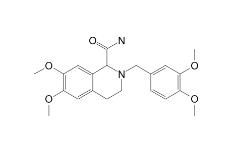 1-CARBAMOYL-2-(3',4'-DIMETHOXYBENZYL)-6,7-DIMETHOXY-1,2,3,4-TETRAHYDROISOQUINOLINE