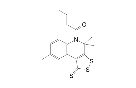 5-[(2E)-2-butenoyl]-4,4,8-trimethyl-4,5-dihydro-1H-[1,2]dithiolo[3,4-c]quinoline-1-thione
