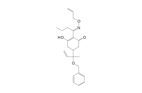 1,3-Cyclohexanedione, 5-[1-methyl-1-(phenylmethoxy)-2-propenyl]-2-[1-[(2-propenyloxy)amino]butylidene]-