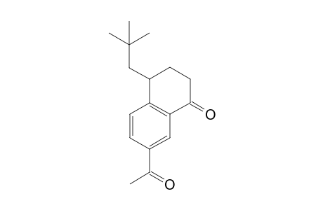 7-Acetyl-4-(2,2-Dimethylpropyl)-3,4-dihydro-1(2H)-naphyhalenone
