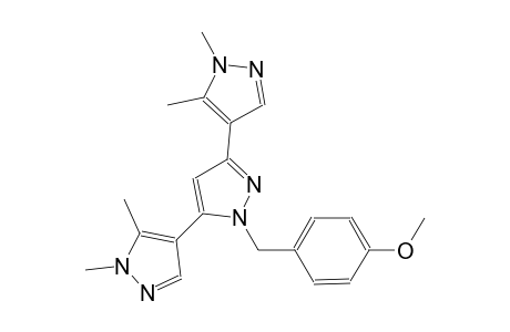 1'-(4-methoxybenzyl)-1,1'',5,5''-tetramethyl-1H,1'H,1''H-4,3':5',4''-terpyrazole