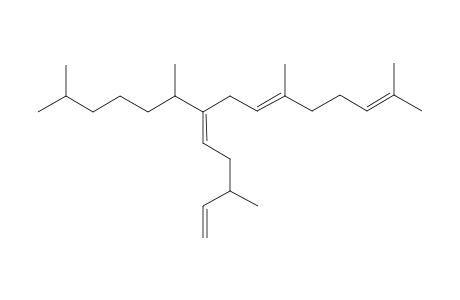 (6E,9E)-2,6,10,14-tetramethyl-9-(3-methylpent-4-en-1-ylidene)pentadeca-2,6-diene
