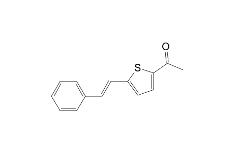 1-[5-[(E)-2-phenylethenyl]-2-thiophenyl]ethanone