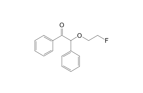 2-(2-fluoranylethoxy)-1,2-diphenyl-ethanone