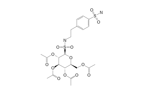 N-4-(AMINOSULFONYL)-PHENETHYL-S-(2,3,4,6-TETRA-O-ACETYL-1-THIO-BETA-D-GLUCOPYRANOSYL)-SULFONAMIDE