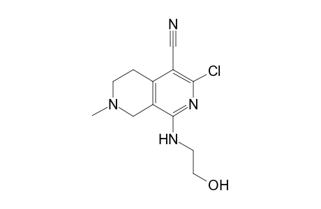 3-Chloro-1-(2-hydroxy-ethylamino)-7-methyl-5,6,7,8-tetrahydro-[2,7]naphthyridine-4-carbonitrile