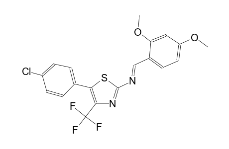 2-thiazolamine, 5-(4-chlorophenyl)-N-[(E)-(2,4-dimethoxyphenyl)methylidene]-4-(trifluoromethyl)-