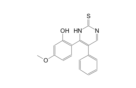 2(3H)-pyrimidinethione, 4-(2-hydroxy-4-methoxyphenyl)-5-phenyl-