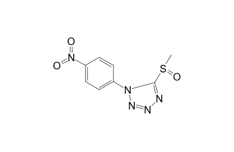 1H-1,2,3,4-Tetrazole, 5-(methylsulfinyl)-1-(4-nitrophenyl)-