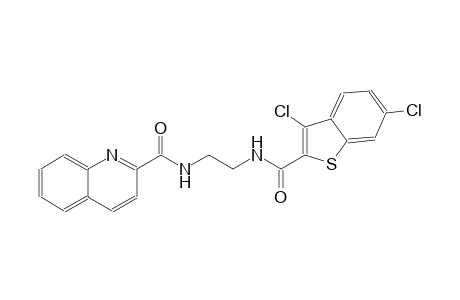 2-quinolinecarboxamide, N-[2-[[(3,6-dichlorobenzo[b]thien-2-yl)carbonyl]amino]ethyl]-