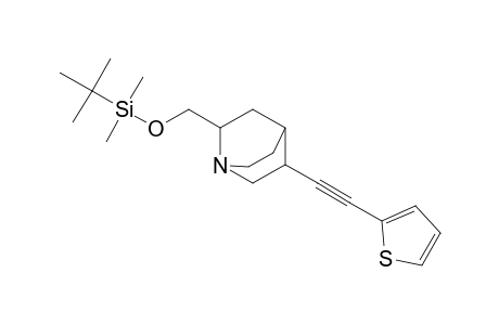 2-tert-Butyldimethylsiloxymethyl-5-(2-thienylethynyl)-1-azabicyclo[2.2.2]octane