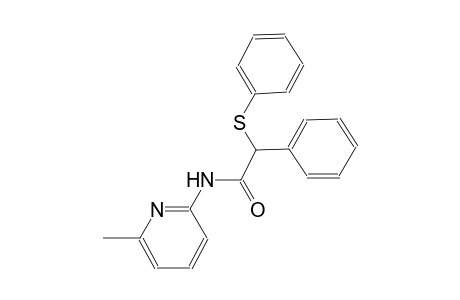 N-(6-methyl-2-pyridinyl)-2-phenyl-2-(phenylsulfanyl)acetamide