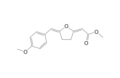 (2E)-2-[(5E)-5-p-anisylidenetetrahydrofuran-2-ylidene]acetic acid methyl ester