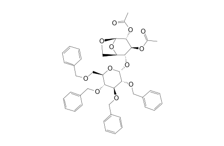 2,3-DI-O-ACETYL-1,6-ANHYDRO-4-O-(2,3,4,6-TETRA-O-BENZYL-ALPHA-D-GLUCOPYRANOSYL)-BETA-D-GLUCOPYRANOSE